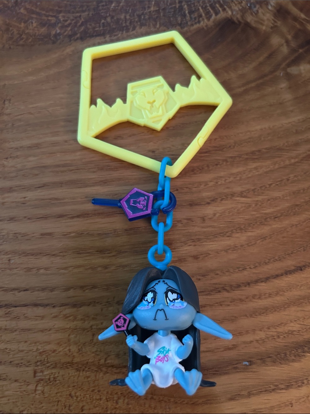 K-pop Demon Hunters Hello Friend Mini Collectible Keychain Figure- Water Demon